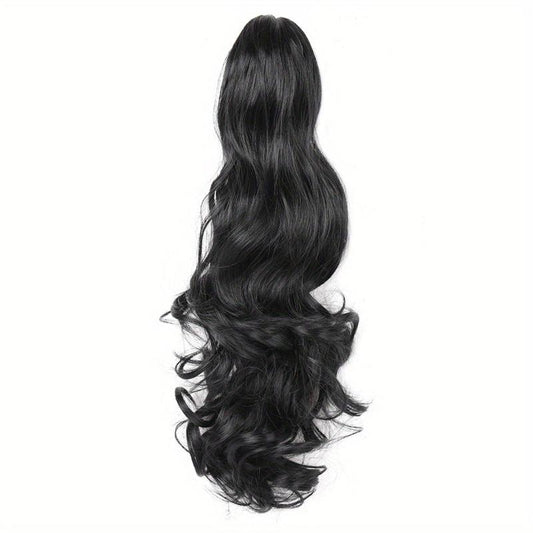 Curly Wavy Ponytail Extension Claw Clip Women Long Hair 45 & 60