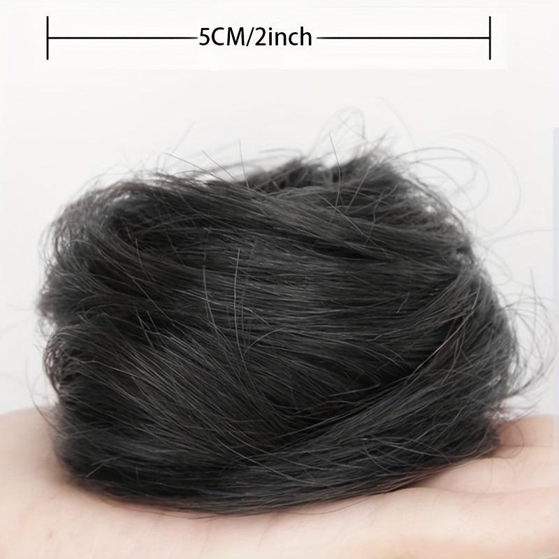 Elastic Synthetic Updo Bun Hairpiece Hair Extensions Donut Chignon
