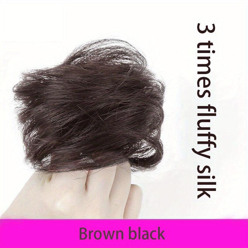 Elastic Synthetic Updo Bun Hairpiece Hair Extensions Donut Chignon