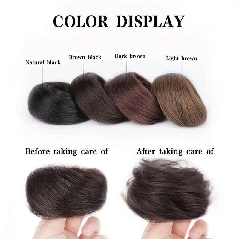 Elastic Synthetic Updo Bun Hairpiece Hair Extensions Donut Chignon
