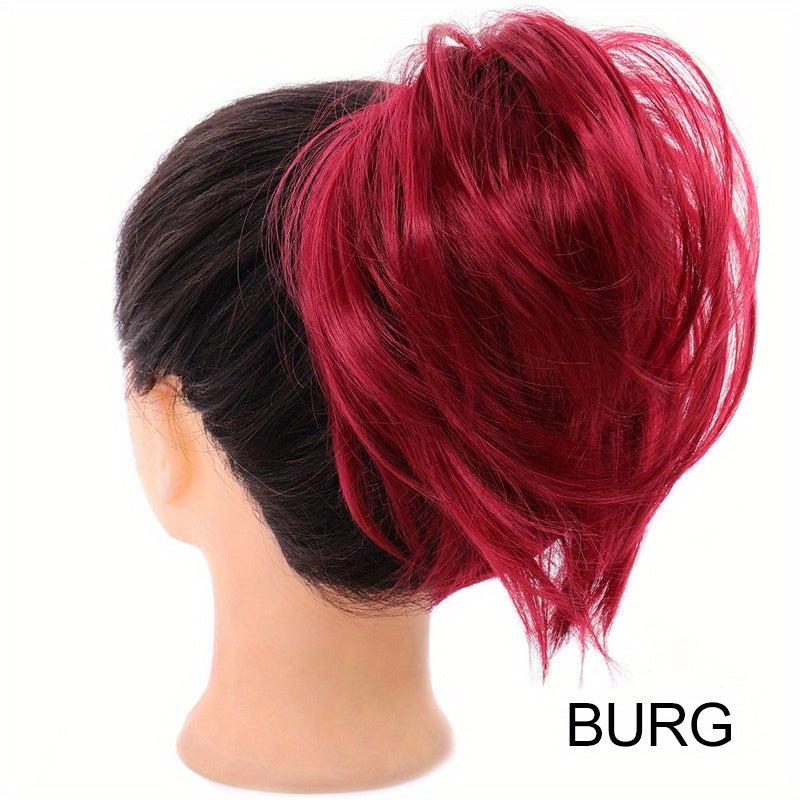 Messy Bun Hair Piece Short Ponytail Bun Extensions Hair Accessories