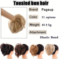 Messy Bun Hair Piece Short Ponytail Bun Extensions Hair Accessories