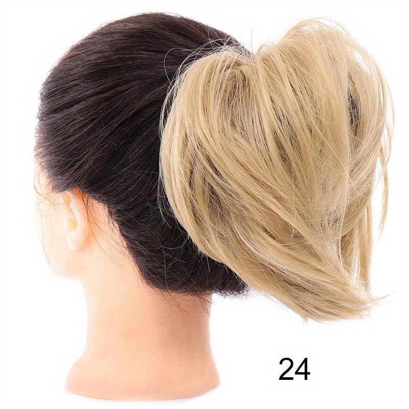 Messy Bun Hair Piece Short Ponytail Bun Extensions Hair Accessories