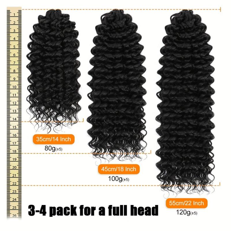 Blonde Afro Curly Crochet Hair Extensions Synthetic Braiding Hair 35-88 cm