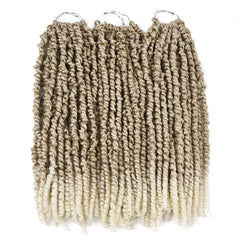 Passion Twist 18 Inch Fluffy Pre Twist Ombre Braiding Hair Crochet Extension