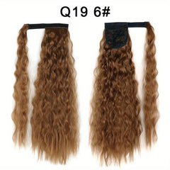 55 88 Cm Corn Wavy Ponytail Extensions For Women