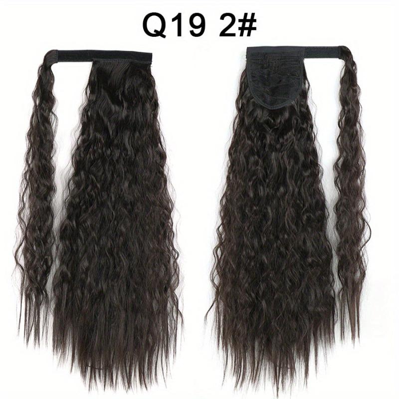 55 88 Cm Corn Wavy Ponytail Extensions For Women