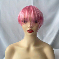 Short Straight Layered Hair Wigs 16 Cm Short Pixie Cut Wigs