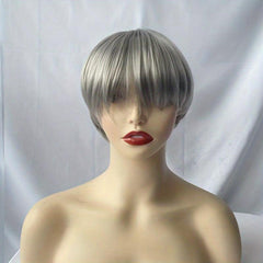 Short Straight Layered Hair Wigs 16 Cm Short Pixie Cut Wigs
