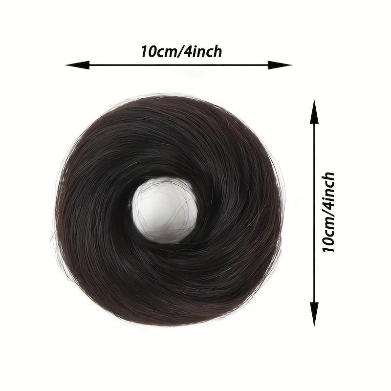 Donut Hair Buns Updo Chignon With Elastic Hair Rope Synthetic Hair Extensions