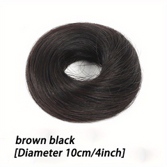 Donut Hair Buns Updo Chignon With Elastic Hair Rope Synthetic Hair Extensions