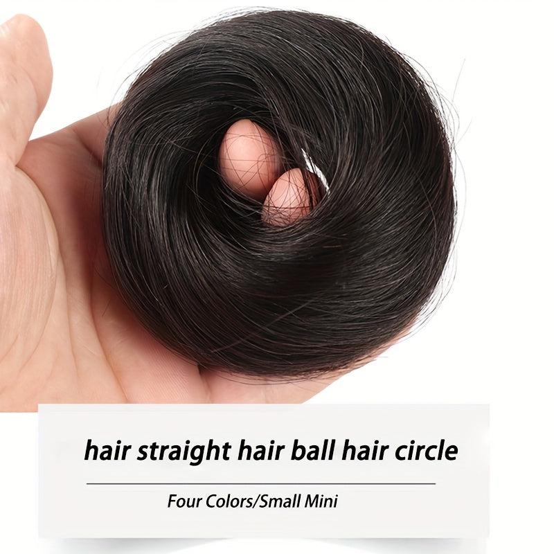 Donut Hair Buns Updo Chignon With Elastic Hair Rope Synthetic Hair Extensions