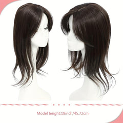 Synthetic Hair Topper for Thinning Hair Extensions Clip In Fringe