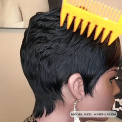 Short Pixie Layered Hair Wigs Heat Resistant Synthetic Wigs