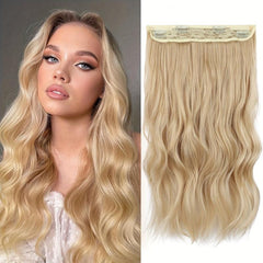 Honey Blonde Light Brown 50 8 cm Long Wavy Hair Extensions