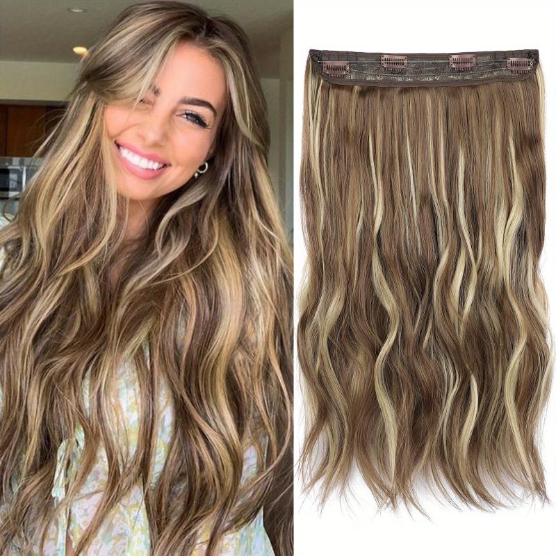 Honey Blonde Light Brown 50 8 cm Long Wavy Hair Extensions