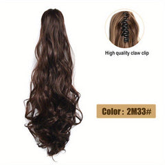 50 8 Cm Body Wave Ponytail Extensions Clip In Hair Extension Heat Resistant