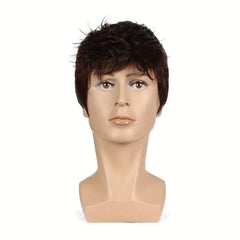 15 24 Cm Men Short Hair Wigs Handsome Male Synthetic Daily Costume Wigs