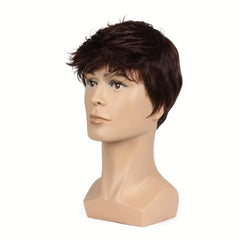 15 24 Cm Men Short Hair Wigs Handsome Male Synthetic Daily Costume Wigs