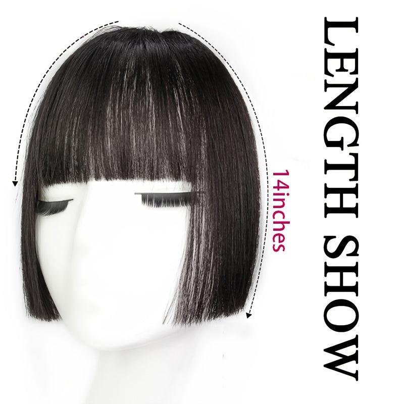 One Piece Clip In Bangs for Women Easy to Apply Fringe Hair Piece