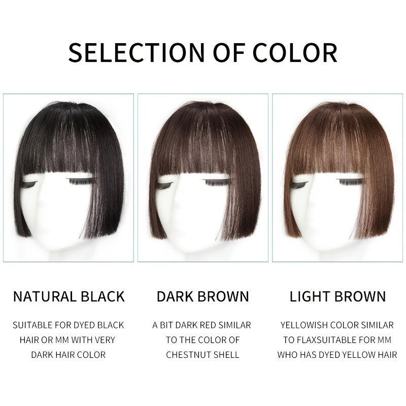 One Piece Clip In Bangs for Women Easy to Apply Fringe Hair Piece