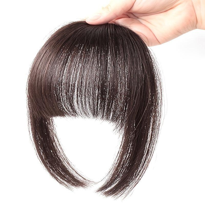 One Piece Clip In Bangs for Women Easy to Apply Fringe Hair Piece