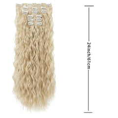 6pcs Long Curly Wavy Hair Extensions for Daily Use