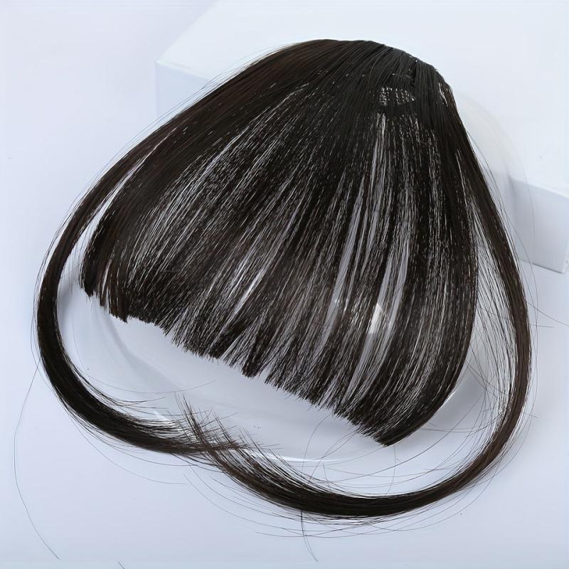 Synthetic Hair Bangs Clip In Front Bangs With Sideburns Hair Piece