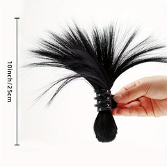 Messy Bun Hair Piece Claw Clip Lady Extended Updo Bun Ponytail Wig