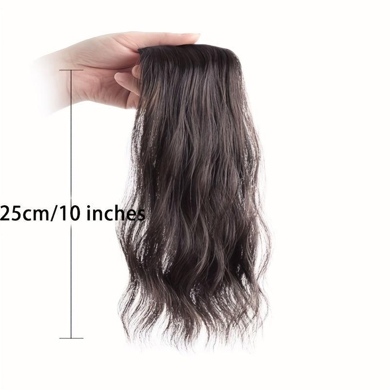 Long Curly Hair Pieces Synthetic Clip In Hair Extensions Natural Look