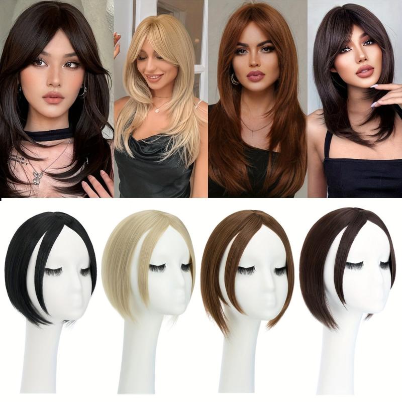 Synthetic Hair Topper for Women Brown Hairpiece