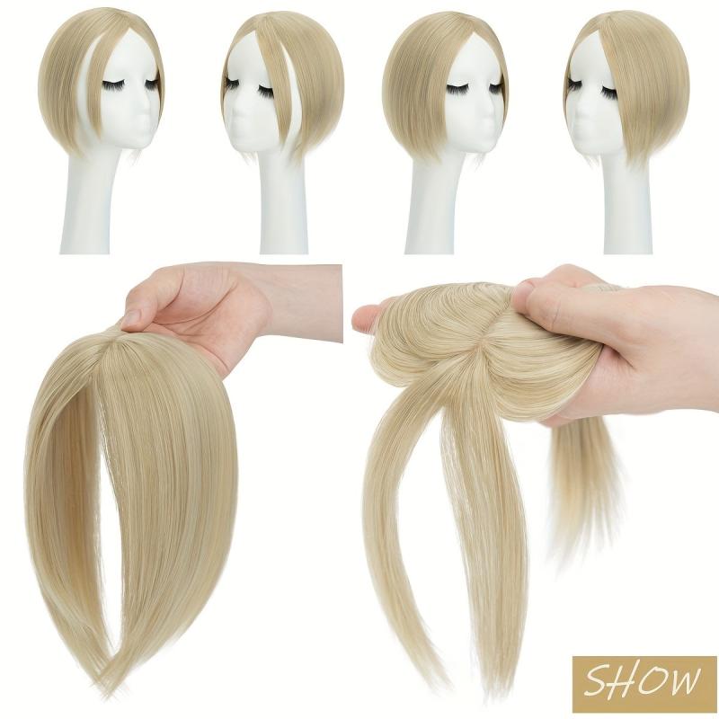 Synthetic Hair Topper for Women Brown Hairpiece