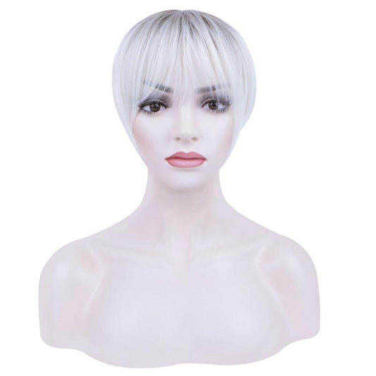 Short Pixie Cut Hair Wigs Machine Synthetic Hair Wigs For Women