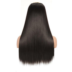 Synthetic Clip In Hair Extensions for Women Long Straight Hair - Natural Look