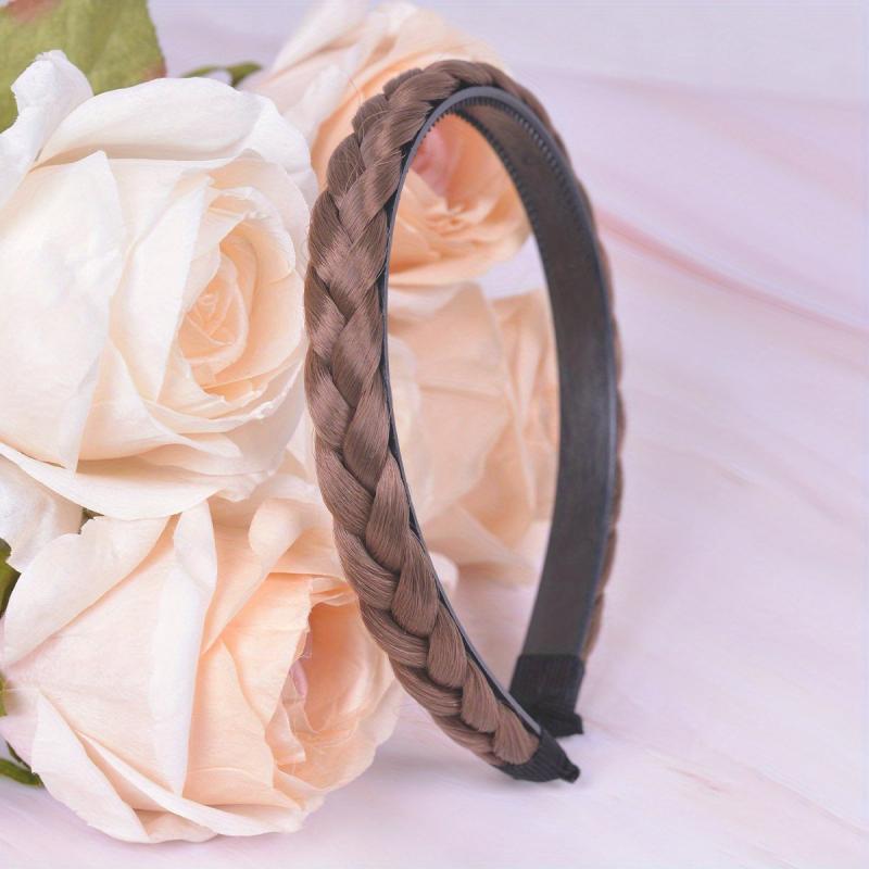 Colored Box Braids Headband Synthetic Hair Plaited Braids Headband