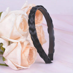 Colored Box Braids Headband Synthetic Hair Plaited Braids Headband