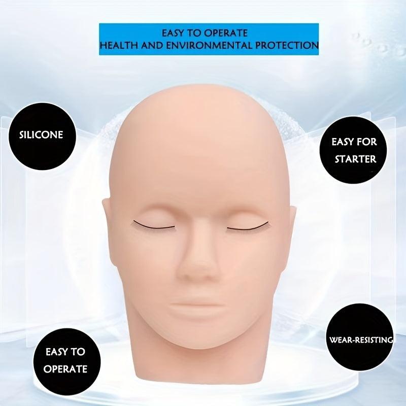 Cosmetology Mannequin Head for Makeup & Eyebrow Training
