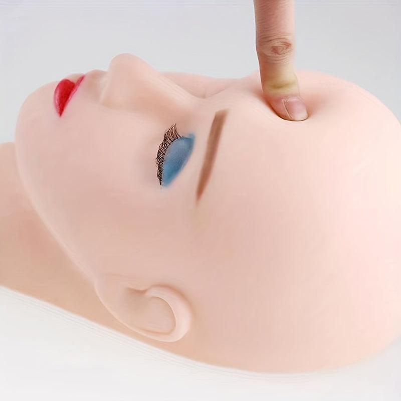 Cosmetology Mannequin Head for Makeup & Eyebrow Training
