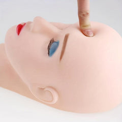 Cosmetology Mannequin Head for Makeup & Eyebrow Training