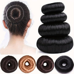 Donut Hair Buns Updo Chignon Synthetic Hair Extensions Natural Look