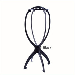 Plastic Wig Head Holder Mannequin Stand Portable Folding Flexible Wig Stand