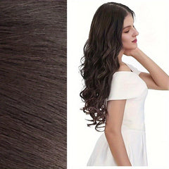 66 Cm Long Curly Wavy Hair Wigs Synthetic Fiber Hair Replacement for Party Wear