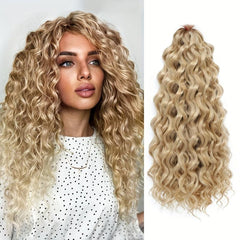 Ocean Wave Braiding Hair Extensions Crochet Braids Hawaii Ombre Curly Deep Twist