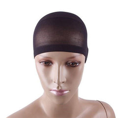 2pcs High Elastic Lace Hair Net Cap for Women and Men