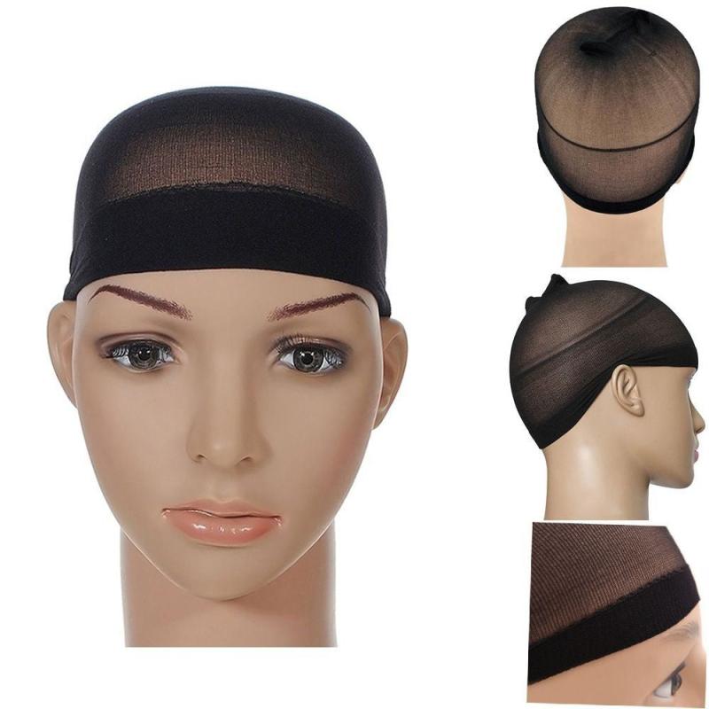 2pcs High Elastic Lace Hair Net Cap for Women and Men