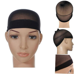 2pcs High Elastic Lace Hair Net Cap for Women and Men