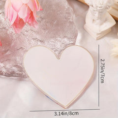 Heart Shaped Nail Mixing Palette Display Board