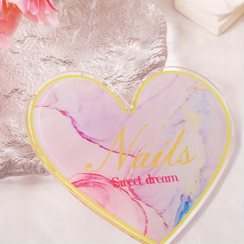 Heart Shaped Nail Mixing Palette Display Board