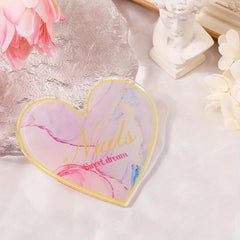 Heart Shaped Nail Mixing Palette Display Board