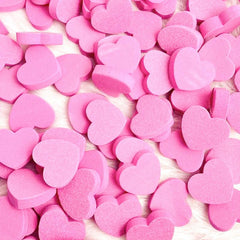 10 Pcs Mini Heart Shape Nail File - Two-sided Nail Art Tools